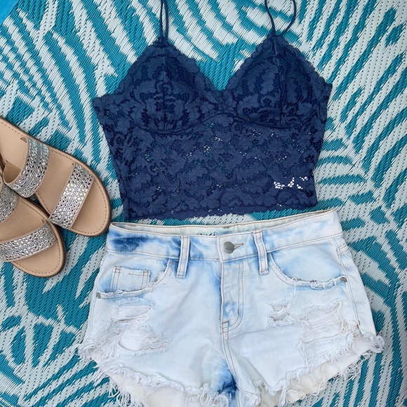 ROMWE Tops - ROMWE Sheer Bralette Tank Top